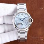 Swiss Quality Cartier Ballon Bleu 33mm Citizen Watch Ice Blue Dial